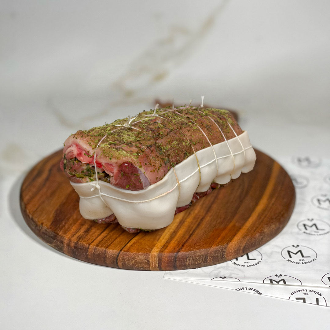 Rôti d'Agneau des Prés Sales à l'Ail des Ours