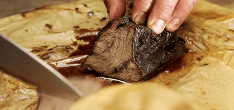 Joues de Boeuf au Beaujolais tranchées